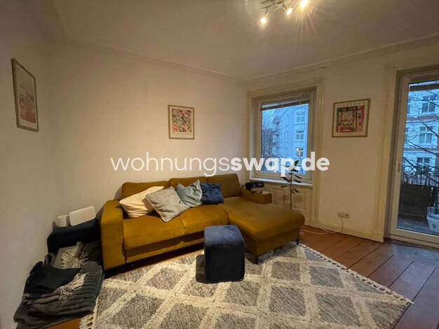 Wohnung zur Miete Tauschwohnung 1.120 € 3 Zimmer 63 m² 2. Geschoss Hoheluft-West Hamburg 20253