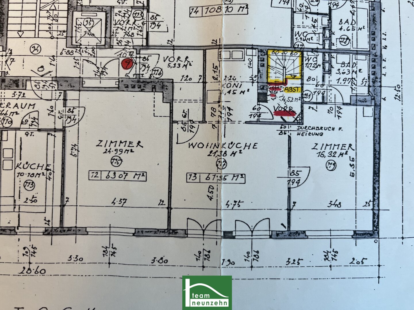 Wohnung zum Kauf 399.000 € 2 Zimmer 61 m²<br/>Wohnfläche 3.<br/>Geschoss Dampfschiffstraße 6 Wien 1030