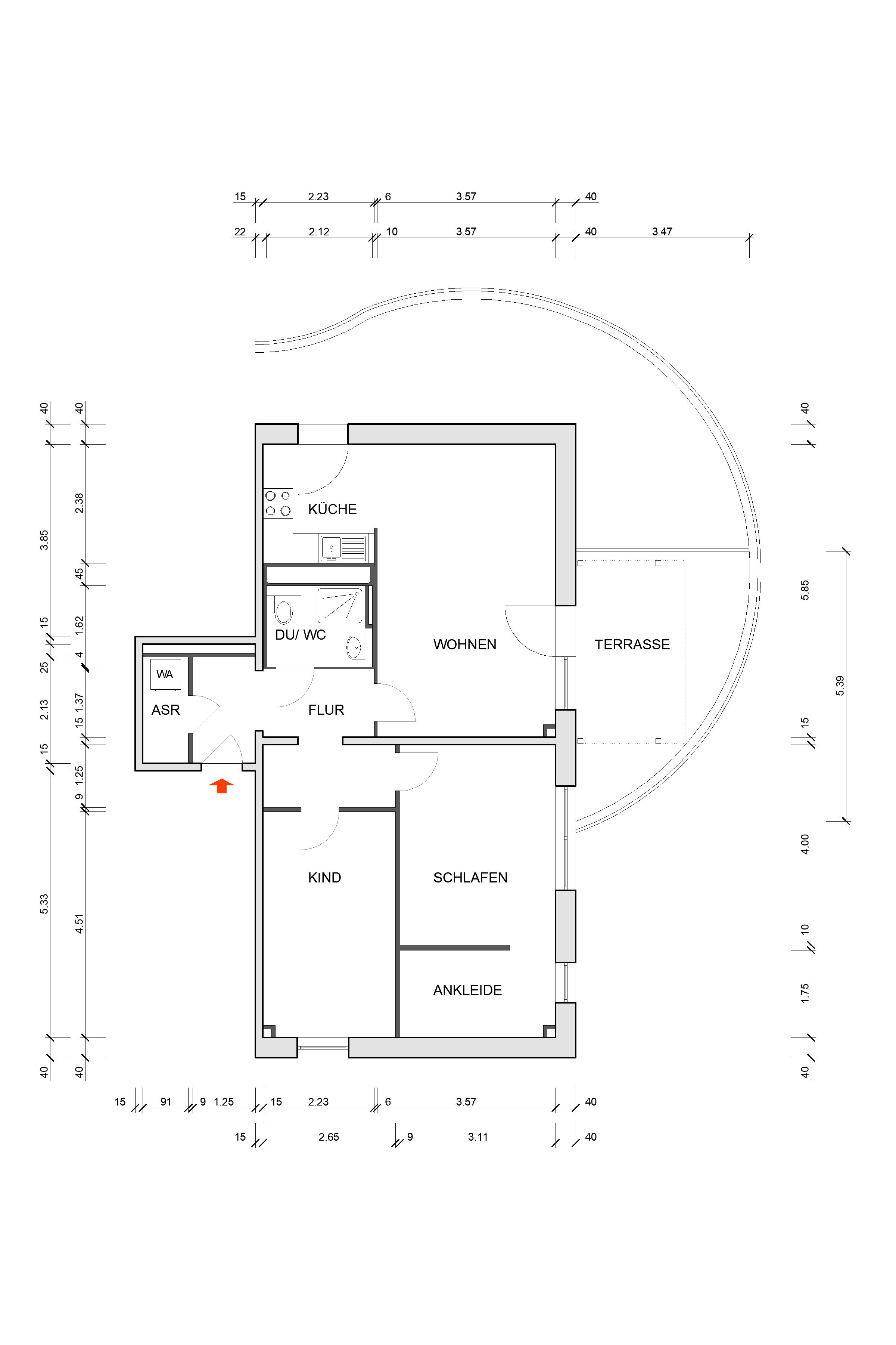 Wohnung zur Miete 580 € 3 Zimmer 77,2 m²<br/>Wohnfläche EG<br/>Geschoss 01.10.2025<br/>Verfügbarkeit Friedrich-Viertel-Str. 129 Hutholz 640 Chemnitz 09123