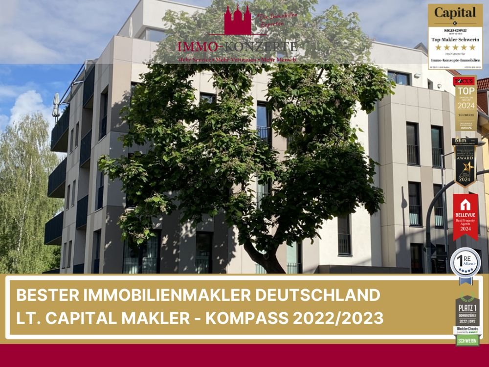 Wohnung zur Miete 1.600 € 4 Zimmer 146,4 m²<br/>Wohnfläche EG<br/>Geschoss Schelfstadt Schwerin 19055