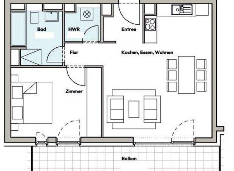 Wohnung zur Miete 1.596 € 2 Zimmer 70 m² 5. Geschoss Gutleutstraße 289 Gutleutviertel Frankfurt 60327