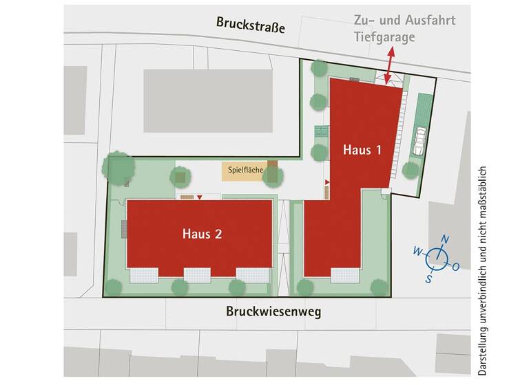 Wohnung zum Kauf - Erstbezug provisionsfrei 664.000 € 4 Zimmer 107,3 m² 3. Geschoss Bruckstraße 32 Fellbach 70734