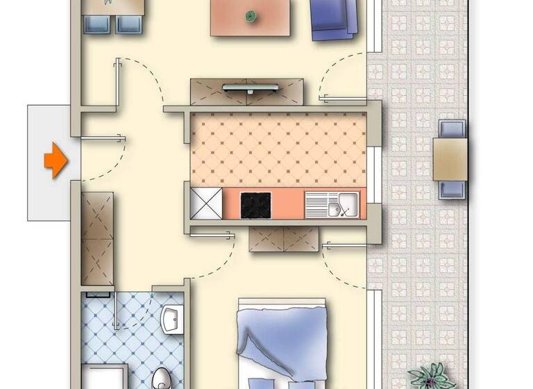 Wohnung zum Kauf 199.000 € 2 Zimmer 60 m² 3. Geschoss Bei der Kirche 2a Döse Cuxhaven 27476