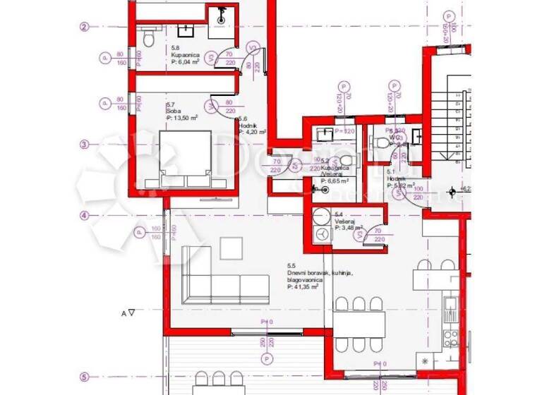 Wohnung zum Kauf 3 Zimmer 120 m² 2. Geschoss Tribunj