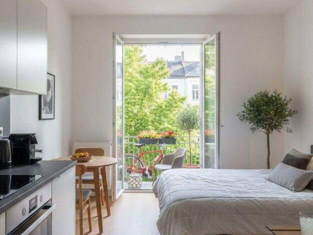 Studio zum Kauf provisionsfrei 132.000 € 1 Zimmer 18 m² 3. Geschoss Sophienstr. 69 Weststadt Karlsruhe 76133