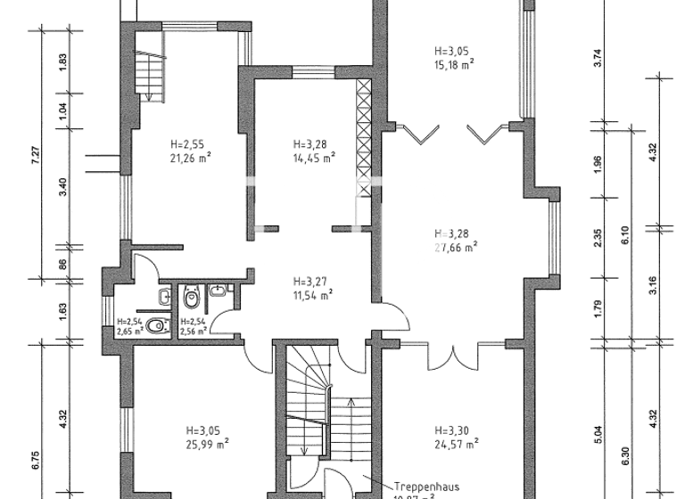 Büro zur Miete 20 € 428 m² Bürofläche teilbar ab 151 m² Winterhude Hamburg 22301