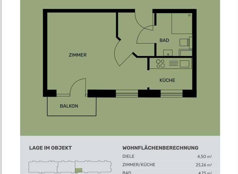 Studio zum Kauf 199.550 € 1 Zimmer 36 m² 1. Geschoss Altglienicke Berlin 12524