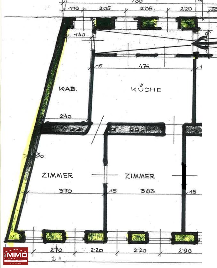 Wohnung zum Kauf 230.000 € 3 Zimmer 76 m²<br/>Wohnfläche 1.<br/>Geschoss Wien 1200