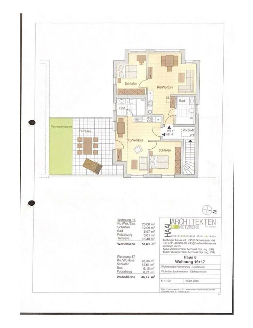 Terrassenwohnung zur Miete 720 € 2 Zimmer 54 m²<br/>Wohnfläche 1.<br/>Geschoss 01.01.2025<br/>Verfügbarkeit Bertha-Dinkel-Weg 12 Innenstadt - Ost Crailsheim 74564