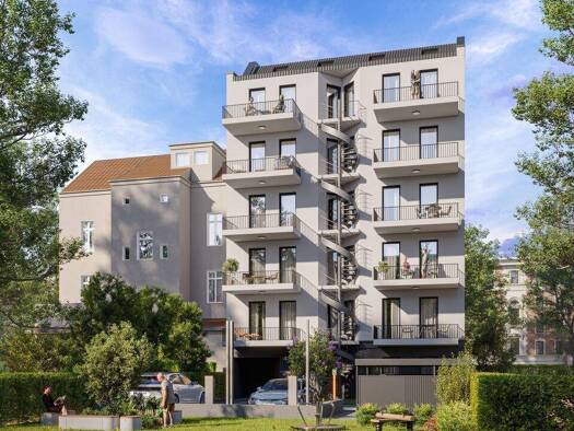 Wohnung zum Kauf - Erstbezug 225.000 € 2 Zimmer 35,9 m² 4. Geschoss frei ab 01.09.2026 Eutritzsch Leipzig 04129