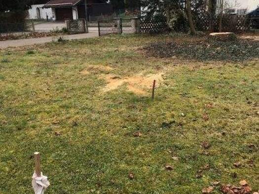 Grundstück zum Kauf 365.000 € 380 m² Grundstück Baugenehmigung vorhanden Lerchen Straße 19 Heufeldmühle Bruckmühl 83052