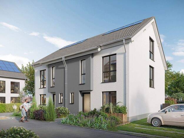 Doppelhaushälfte zum Kauf - Neubau provisionsfrei 529.900 € 6 Zimmer 170 m² 436 m² Grundstück Alte Marktstraße 45 Niederpleis Sankt Augustin 53757