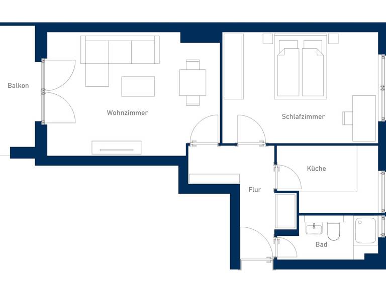 Wohnung zur Miete 1.240 € 2 Zimmer 53 m²<br/>Wohnfläche 6.<br/>Geschoss ab sofort<br/>Verfügbarkeit Spandau Berlin 13583
