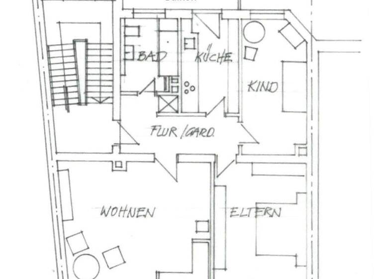 Wohnung zur Miete 895 € 3 Zimmer 80 m² 3. Geschoss Maxfeld Nürnberg 90409