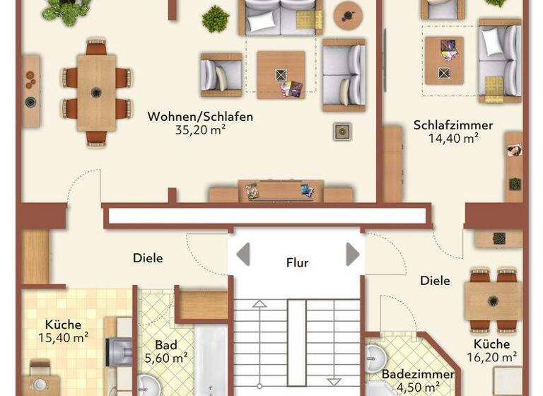 Wohnung zum Kauf 264.000 € 3 Zimmer 82 m² 2. Geschoss Eller Düsseldorf / Eller 40229