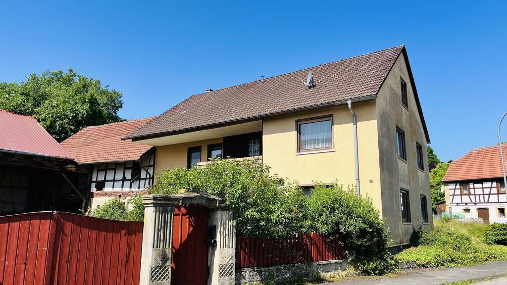Bauernhaus zum Kauf 199.000 € 5 Zimmer 150 m² 1.374 m² Grundstück Holzhausen Königsberg 97486