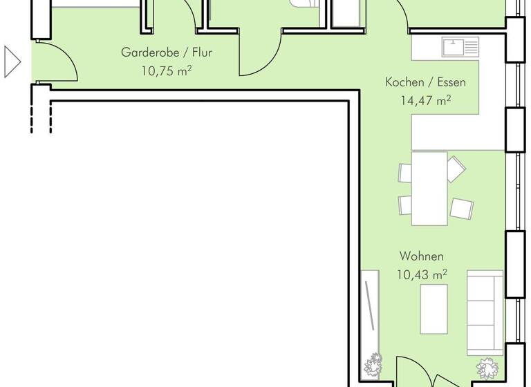 Wohnung zum Kauf - Erstbezug provisionsfrei 275.200 € 2 Zimmer 62,5 m² 1. Geschoss frei ab sofort Neubürgerstraße Hutthurm 94116