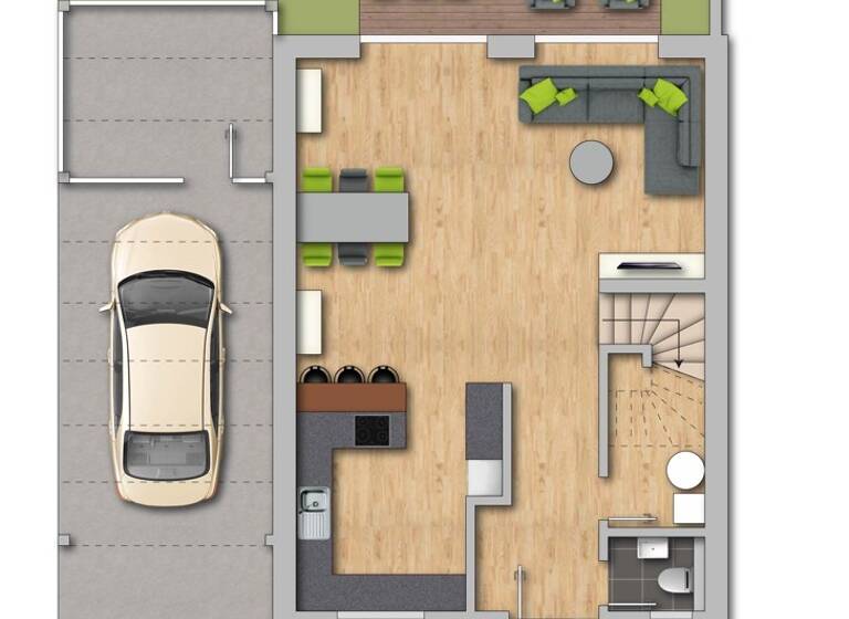 Reihenendhaus zum Kauf - Erstbezug provisionsfrei 535.000 € 5 Zimmer 141 m² 205 m² Grundstück Hauptstraße 26 c Greste Leopoldshöhe 33818