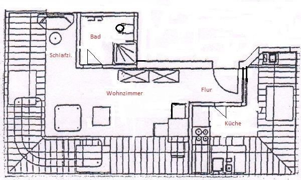 Wohnung zur Miete 300 € 1 Zimmer 34 m²<br/>Wohnfläche 3.<br/>Geschoss Luga Dresden 01259