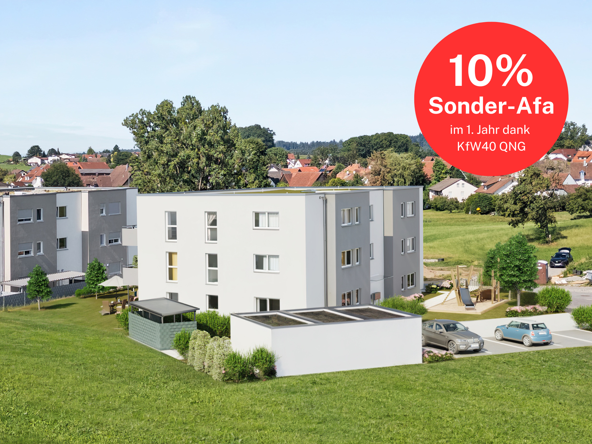 Wohnung zum Kauf provisionsfrei 379.000 € 3,5 Zimmer 90,6 m²<br/>Wohnfläche 1.<br/>Geschoss Schiller Straße 6 Bergatreute Bergatreute 88368