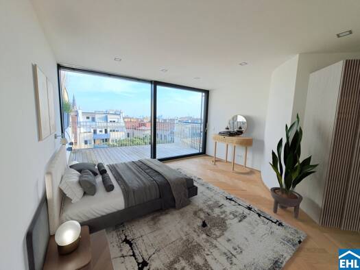 Penthouse zum Kauf - Erstbezug 2.495.000 € 4 Zimmer 197,7 m² 6. Geschoss Schelleingasse Wien 1040