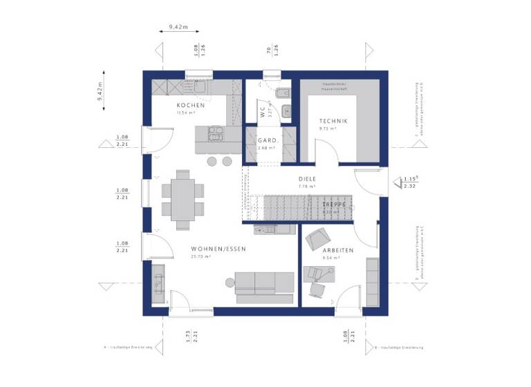 Einfamilienhaus zum Kauf 577.979 € 4 Zimmer 145 m²<br/>Wohnfläche 316 m²<br/>Grundstück Queichheim Landau in der Pfalz 76829