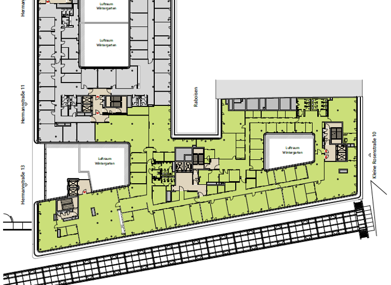 Bürofläche zur Miete provisionsfrei 25,50 € 2.211 m² Bürofläche teilbar ab 2.211 m² Hamburg-Altstadt Hamburg 20095
