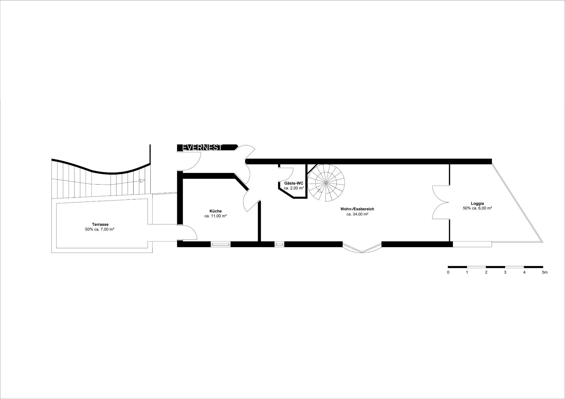 Penthouse zum Kauf 1.050.000 € 3 Zimmer 95 m²<br/>Wohnfläche 1.<br/>Geschoss Junkersdorf Köln 50858