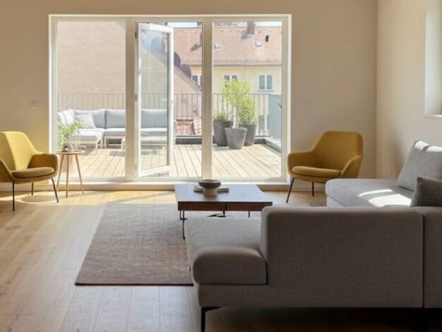 Penthouse zum Kauf provisionsfrei als Kapitalanlage geeignet 556.742 € 1,5 Zimmer 96 m² Steinbühl Weiterer Innenstadtgürtel Süd 90443