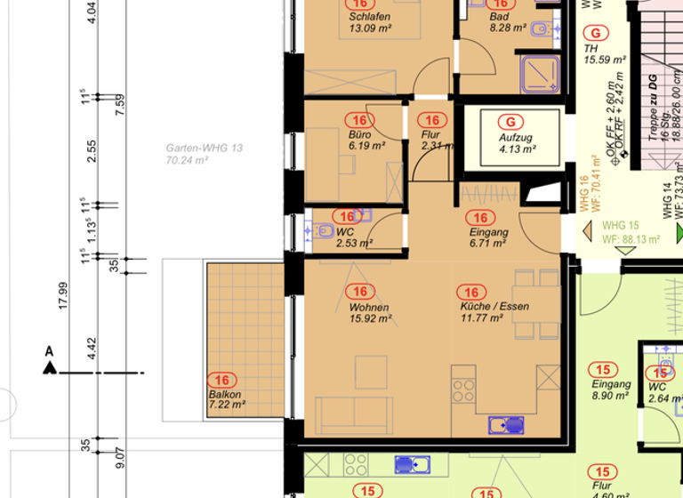 Wohnung zur Miete 770 € 2 Zimmer 70 m² Geschoss 1/3 frei ab 01.07.2026 Laxten Lingen (Ems) 49809