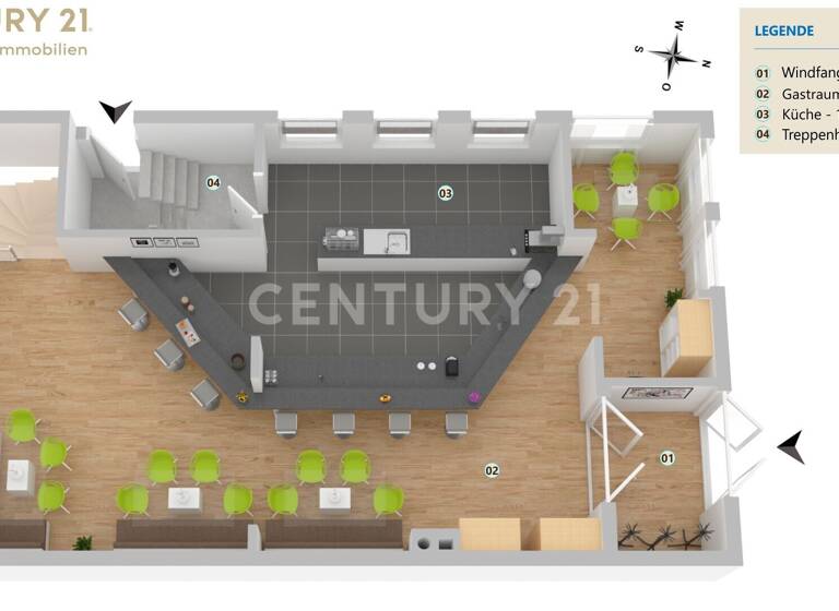 Gewerbeobjekt zum Kauf als Kapitalanlage geeignet 490.000 € 7 Zimmer 271,5 m² 249 m² Grundstück Marktplatz 3 Schnaitsee 83530
