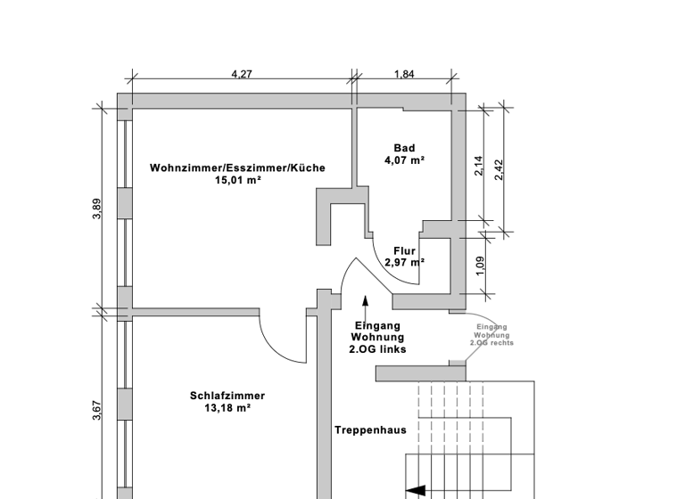 Studio zum Kauf provisionsfrei 140.000 € 2 Zimmer 35 m² 2. Geschoss Neustadt Neustadt an der Aisch 91413