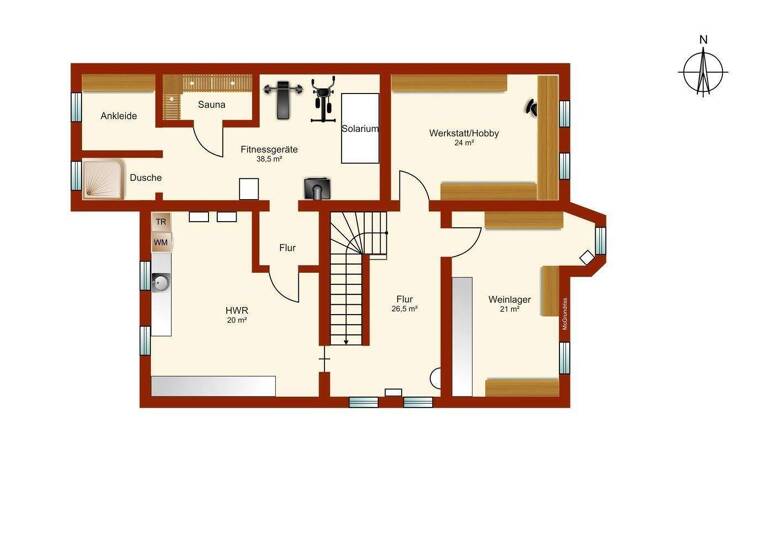 Villa zum Kauf 628.000 € 10 Zimmer 452 m² 582 m² Grundstück frei ab sofort Berliner Straße 13 Perleberg 19348