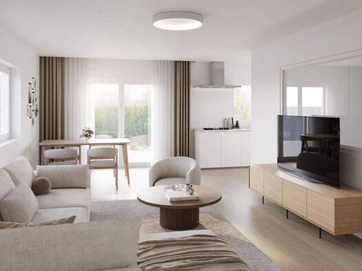 Terrassenwohnung zum Kauf - Neubau provisionsfrei 670.000 € 4 Zimmer 129 m² EG frei ab sofort Schniegling Nürnberg 90427