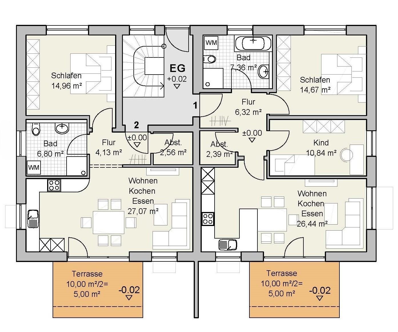 Wohnung zum Kauf provisionsfrei 374.000 € 3 Zimmer 75 m²<br/>Wohnfläche 1.<br/>Geschoss Meitingen Meitingen 86405