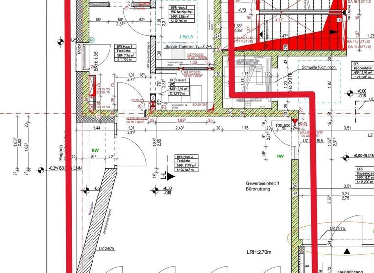 Bürofläche zur Miete - Erstbezug provisionsfrei 534 m² Bürofläche Söllingen Pfinztal 76327