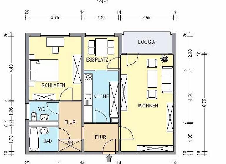 Wohnung zur Miete 797 € 2 Zimmer 74,1 m² 9. Geschoss frei ab 11.04.2026 Hugo-Heimann-Str. 18 Gropiusstadt Berlin 12353