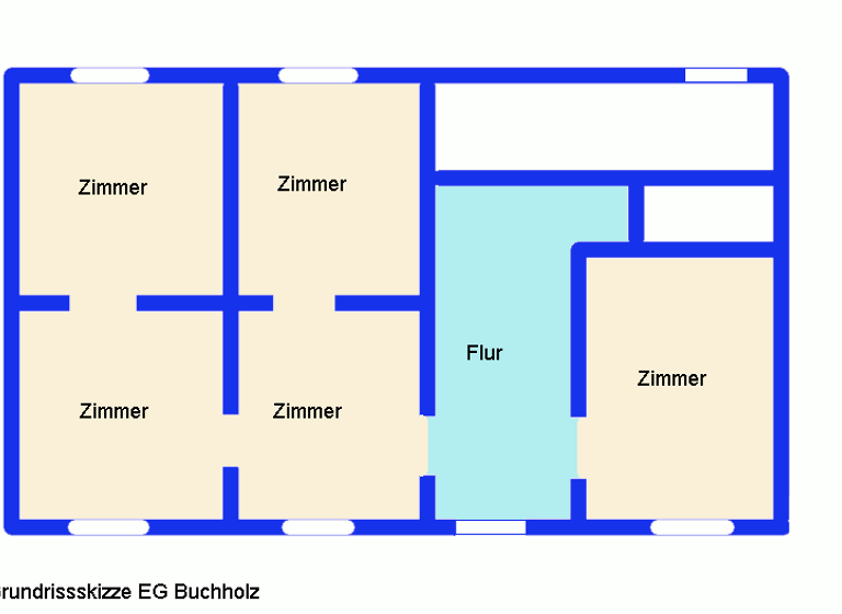 Haus zum Kauf 30.000 € 8 Zimmer 150 m² 2.659 m² Grundstück frei ab sofort Buchholz 64 Buchholz Vierkirchen 02894
