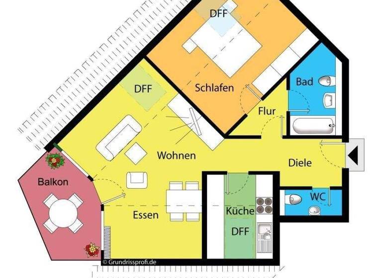 Wohnung zum Kauf 125.000 € 2 Zimmer 68,4 m² Freital 01705