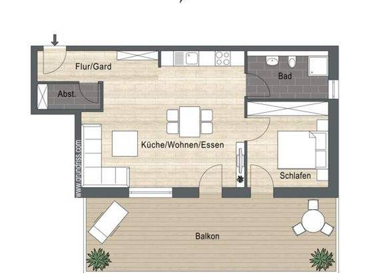 Wohnung zum Kauf 317.629 € 2,5 Zimmer 68,9 m² Sulzfeld 75056