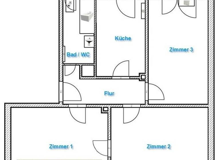 Wohnung zum Kauf provisionsfrei 398.000 € 3 Zimmer 80 m²<br/>Wohnfläche 1.<br/>Geschoss Stühlinger Freiburg 79106