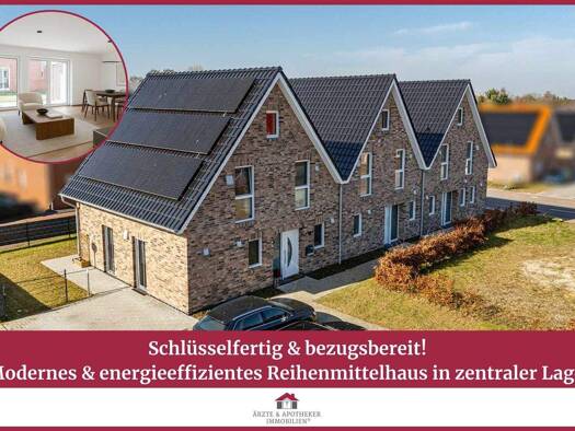 Reihenmittelhaus zum Kauf - Erstbezug 339.000 € 4 Zimmer 94,5 m² 186 m² Grundstück Warsingsfehn Moormerland 26802