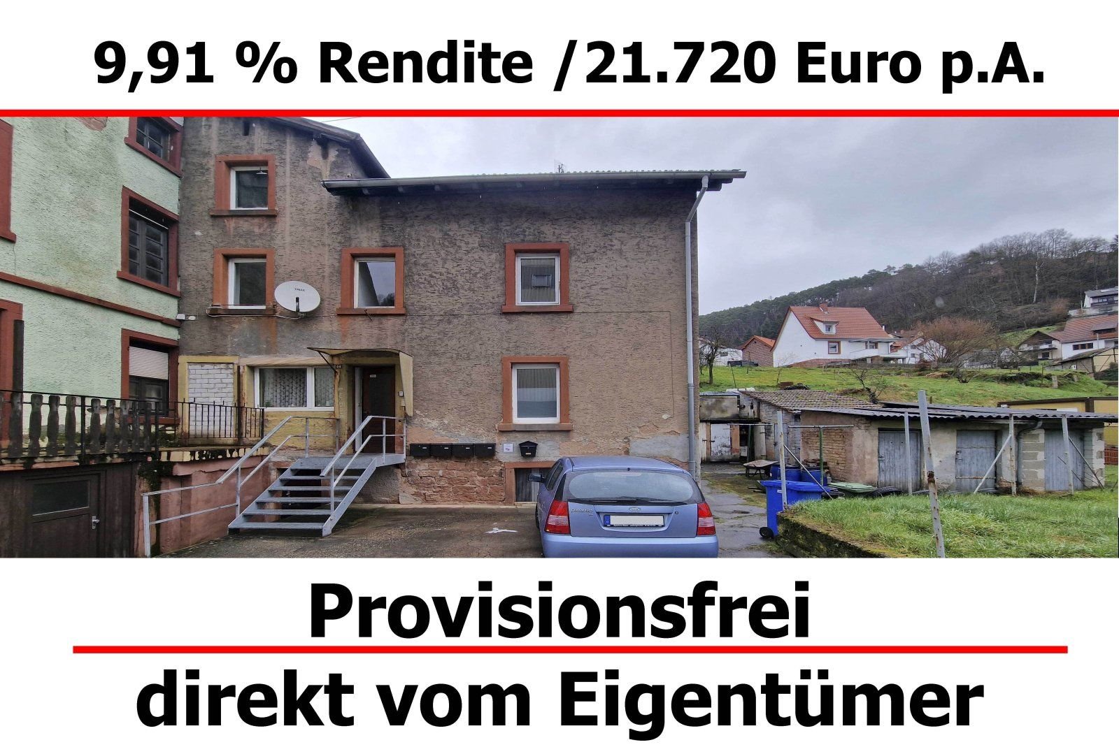 Wohnung zum Kauf provisionsfrei 219.000 € 10 Zimmer 186 m²<br/>Wohnfläche Staatsstraße 44 Neidenfels 67468