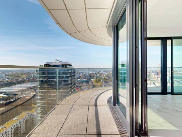 Studio zum Kauf 1.290.000 € 4 Zimmer 112 m² 27. Geschoss Frankfurt am Main 60327