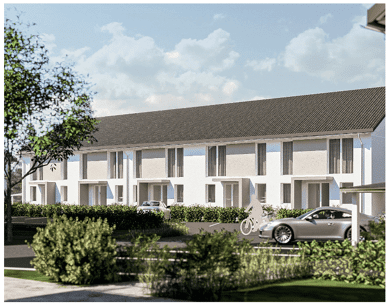 Reihenendhaus zum Kauf - Neubau 399.000 € 4 Zimmer 137,3 m² frei ab sofort Am Sägewerk 9 a-e Rodach Bad Rodach 96476