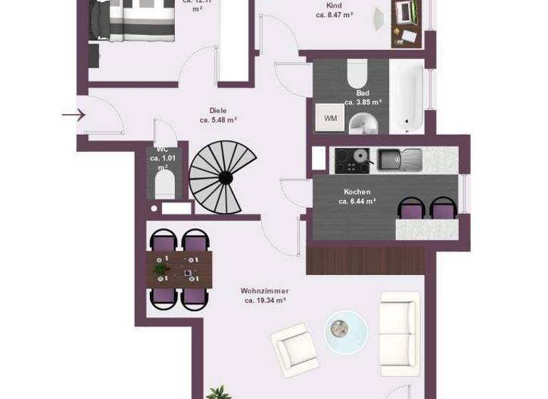 Maisonette zum Kauf 235.000 € 3 Zimmer 88,5 m² Altdorf 90518