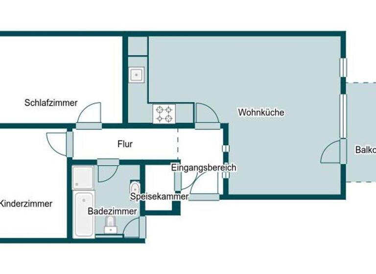 Wohnung zum Kauf 209.000 € 3 Zimmer 64,3 m² 1. Geschoss Massenbachhausen 74252