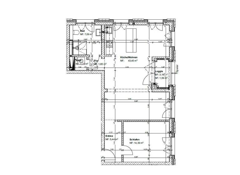 Wohnung zur Miete - Erstbezug 1.190 € 2 Zimmer 75 m² 2. Geschoss Hildesheimer Straße 454 Döhren Hannover 30519
