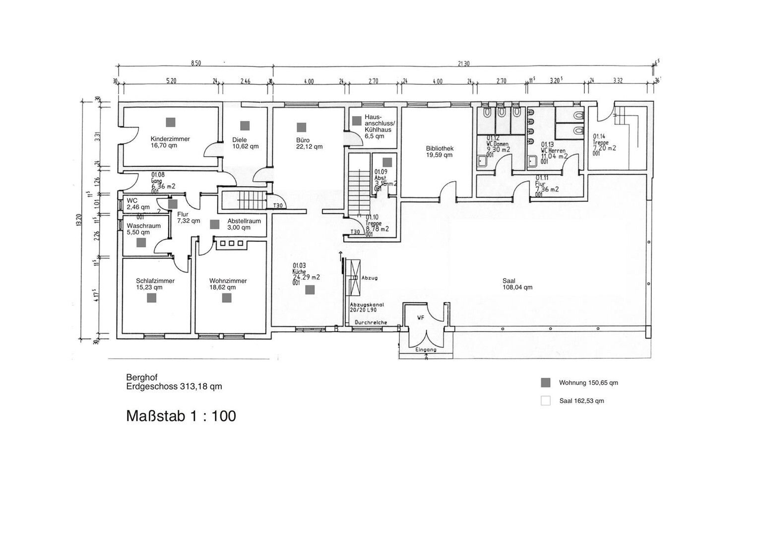 Einfamilienhaus zum Kauf provisionsfrei 390.000 € 22 Zimmer 600 m²<br/>Wohnfläche 20.000 m²<br/>Grundstück Rodenbach Gersfeld 36129