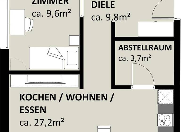 Wohnung zur Miete 1.006 € 3 Zimmer 72 m² 2. Geschoss frei ab 01.07.2026 Bifangstraße 32 Rankweil 6830